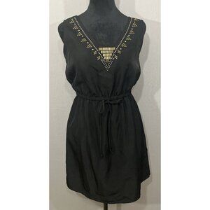 BeBop Black Sleeveless Dress with Tie Detail Size Medium